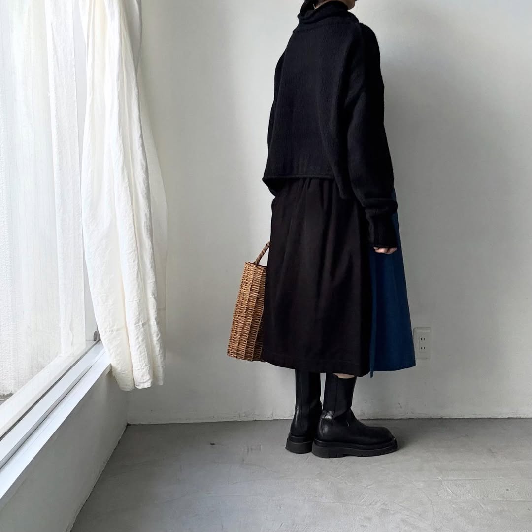 R&D.M.Co カシミアメリノハイネックセーター