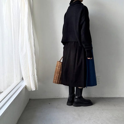 R&D.M.Co カシミアメリノハイネックセーター