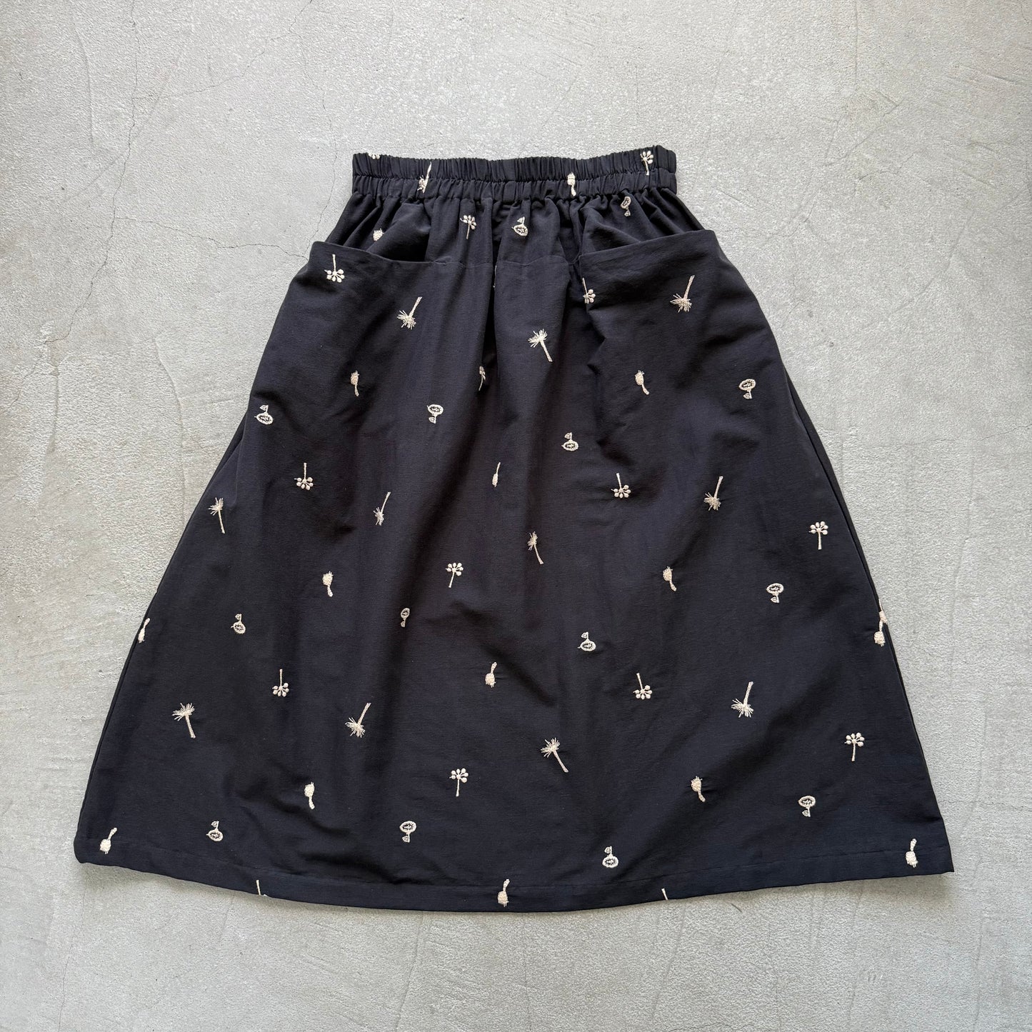 atelier naruse  コットンリネンカットインポケットスカート nohara