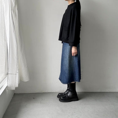 R&D.M.Co  ミドルスムースポケットプルオーバー