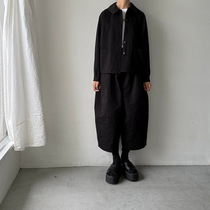 atelier d'antan Kantor コットンジャケット　ブラック