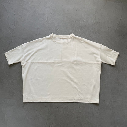 🟡水曜日入荷分予約受付中🟡 Linenya  テラヴェ7分袖Tシャツ　アイボリー