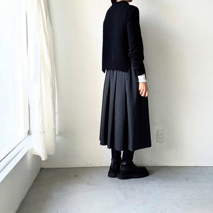 Linenya  ウールタックスカート