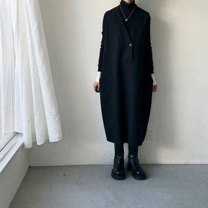 atelier naruse コットンリネンスラブジャンパースカート