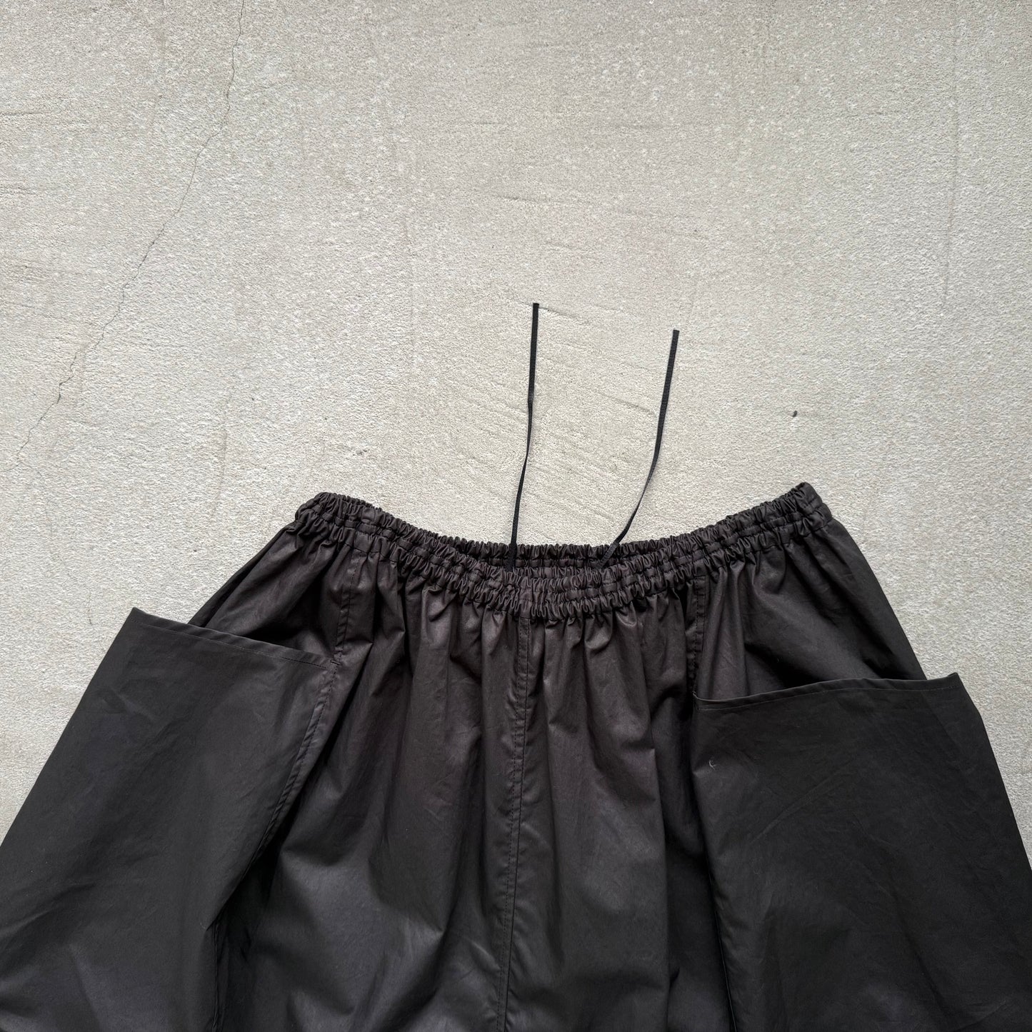 TENNE HANDCRAFTED MODERN ビッグポケットキュロット　ブラック