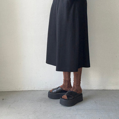 atelier naruse ウールループハイソックス