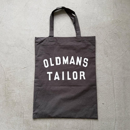 OLDMANS TAILOR  OMTプリントトートバッグ　チャコール