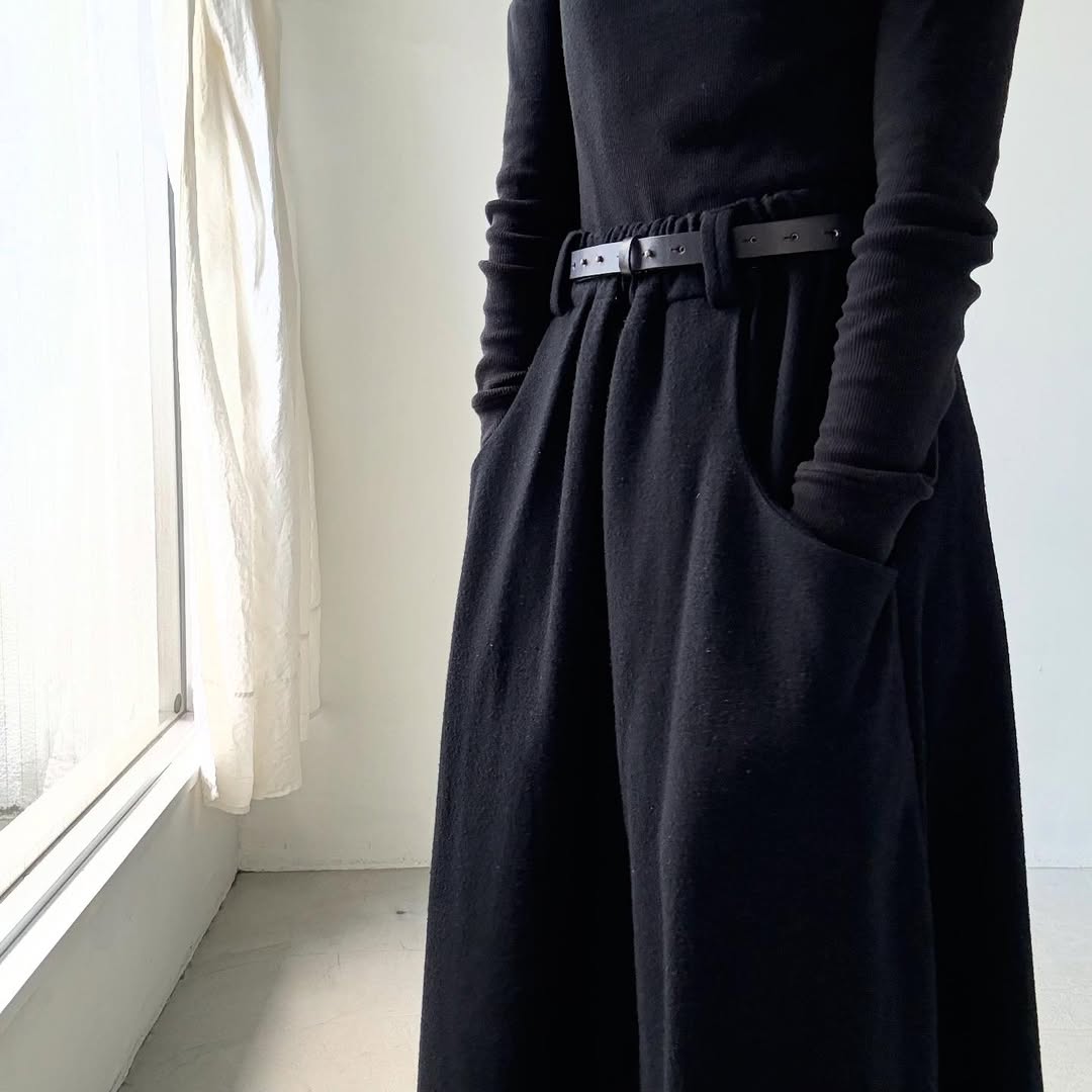 atelier naruse ギボシミドルベルト　ブラック