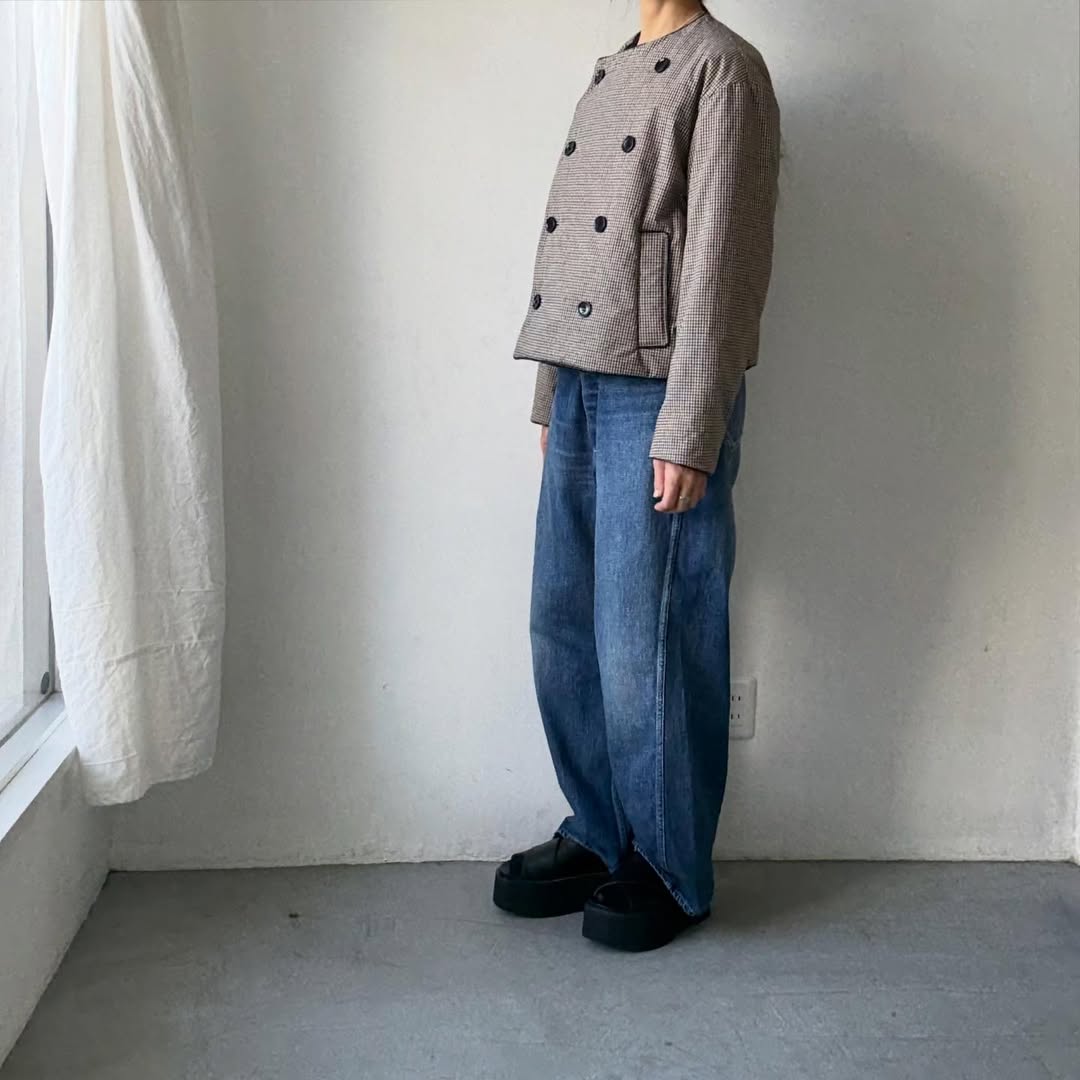 R&D.M.Co  ガンクラブトリミングパフジャケット