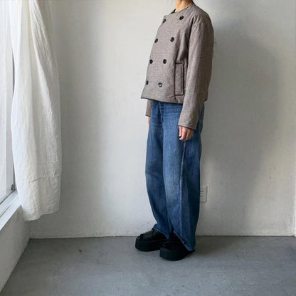 R&D.M.Co  ガンクラブトリミングパフジャケット