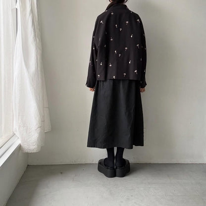 atelier naruse  コットンリネンテーラードジャケットnohara