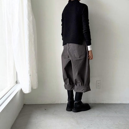 Linenya  タックワイドパンツ