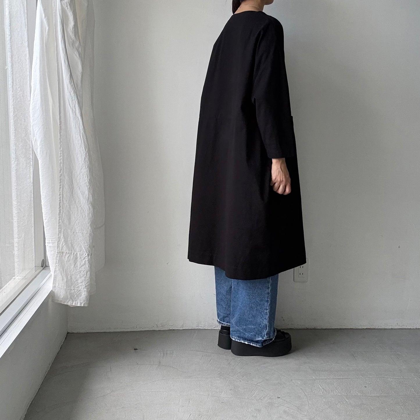 jujudhau デッドストックコットンイージードレス