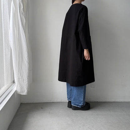 jujudhau デッドストックコットンイージードレス
