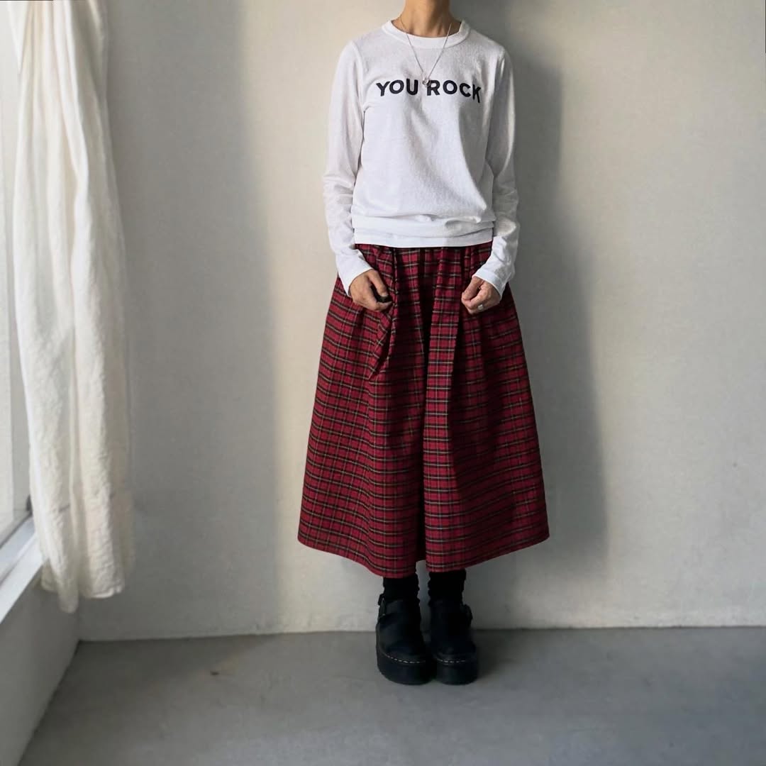 R&D.M.Co YOU ROCK  長袖Tシャツ　ホワイト