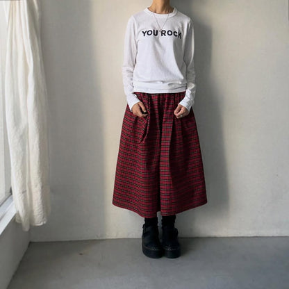 R&D.M.Co YOU ROCK  長袖Tシャツ　ホワイト