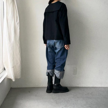 TENNE HANDCRAFTED MODERN カシミアセーラープルオーバー