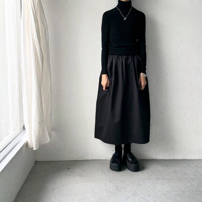 SACUCA  タックギャザースカート