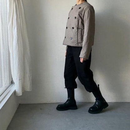 R&D.M.Co  ガンクラブトリミングパフジャケット