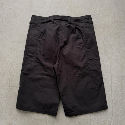 homspun  リップストップハーフパンツ　ブラック