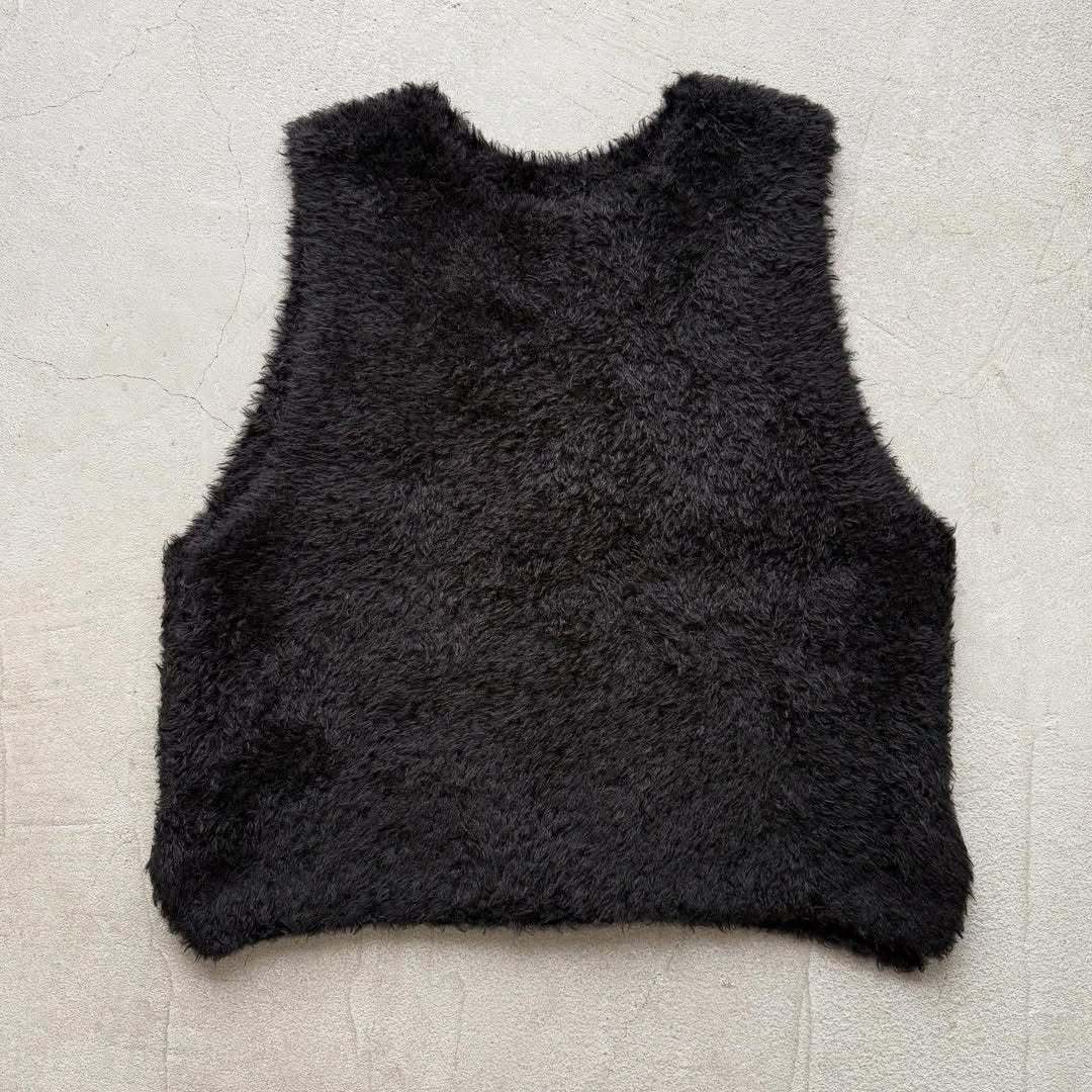 cion  アルパカ混モールベスト