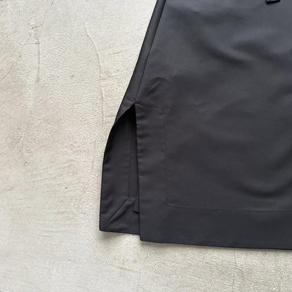 TENNE HANDCRAFTED MODERN ラップスカート　ブラック