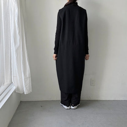 atelier naruse　コットンウールヘリンボンジャンパースカート