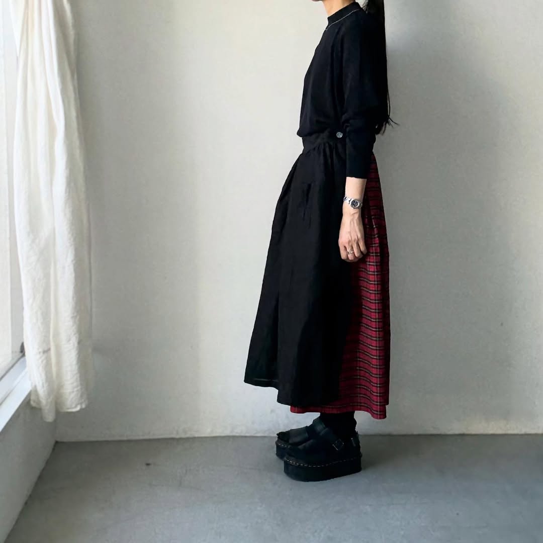 cion  コットンモックネックニット