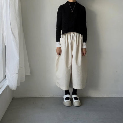 atelier d'antan Perriereコットンワイドパンツ