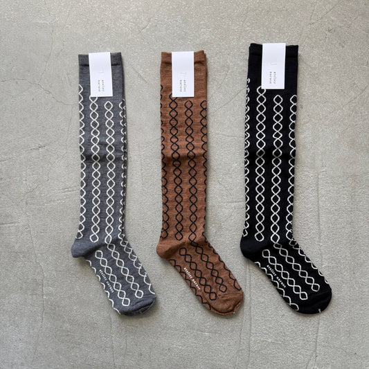 atelier naruse ウールループハイソックス