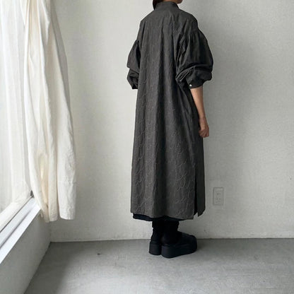 kijinokanosei  フラクタルシャツドレス