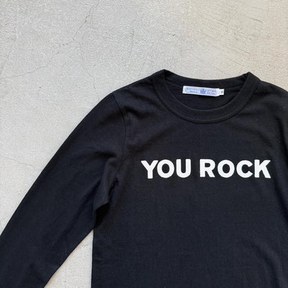 R&D.M.Co YOU ROCK  長袖Tシャツ　ブラック
