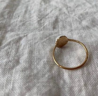 Toile Bijoux オーバルシェルリング