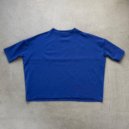 🟡水曜日入荷分予約受付中🟡 Linenya  テラヴェ7分袖Tシャツ　ブルー