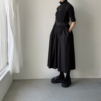 atelier naruse  コットンサスペンダースカート