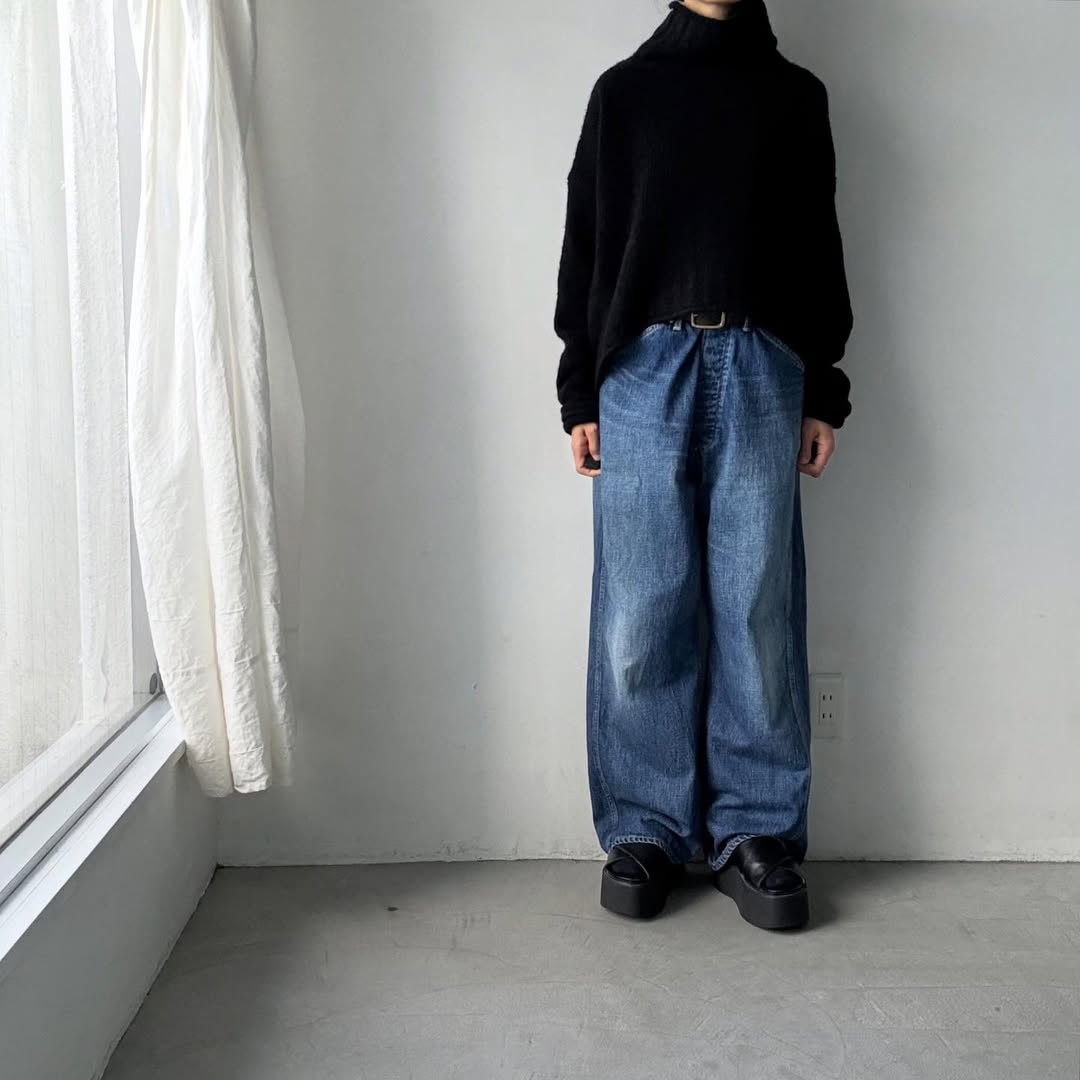 R&D.M.Co カシミアメリノハイネックセーター