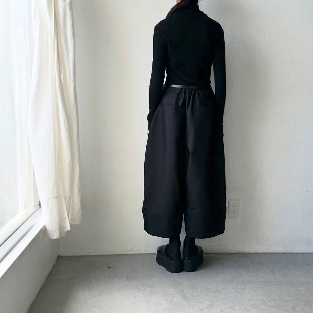 TENNE HANDCRAFTED MODERN オーバーオールパンツ　ブラック