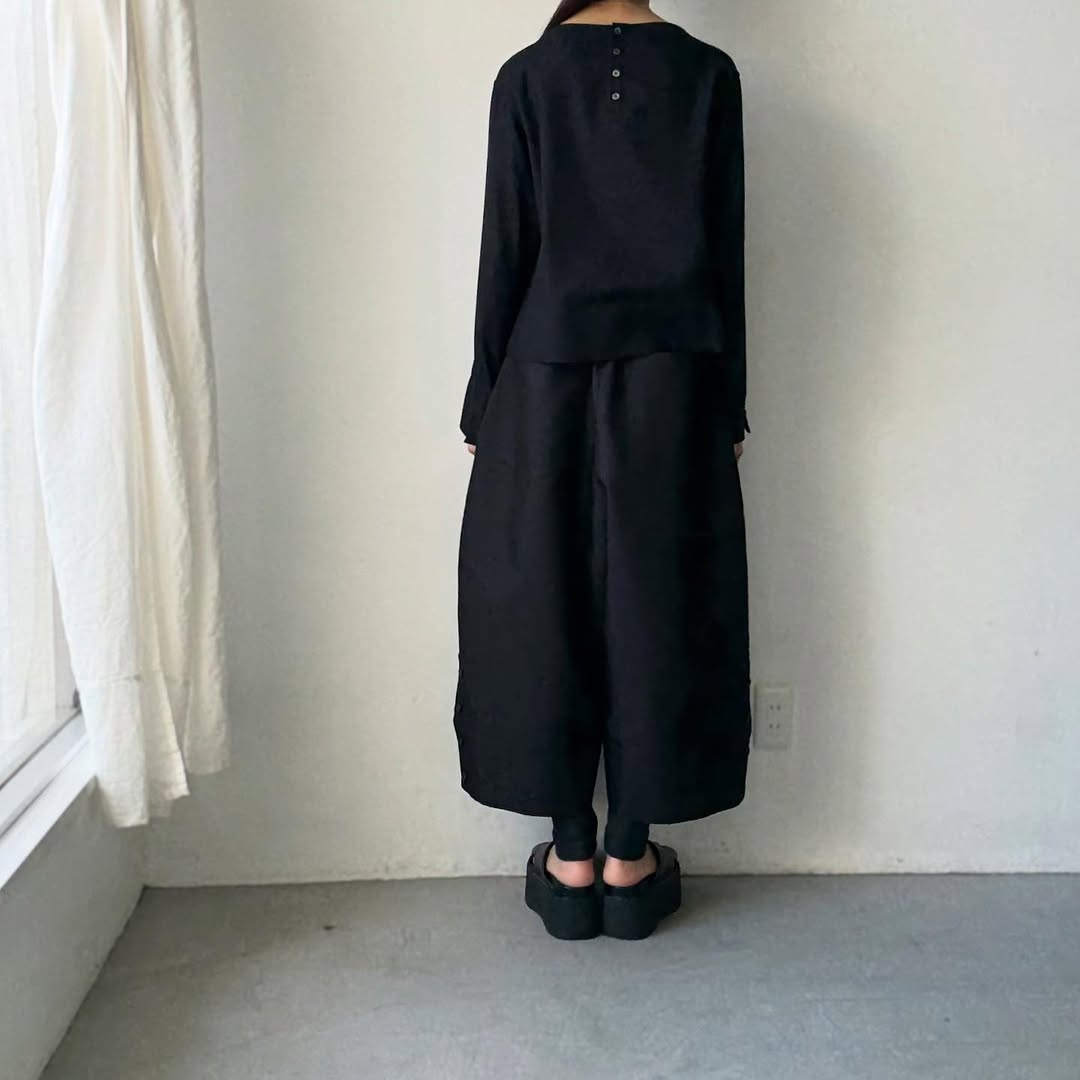 TENNE HANDCRAFTED MODERN オーバーオールパンツ　ブラック