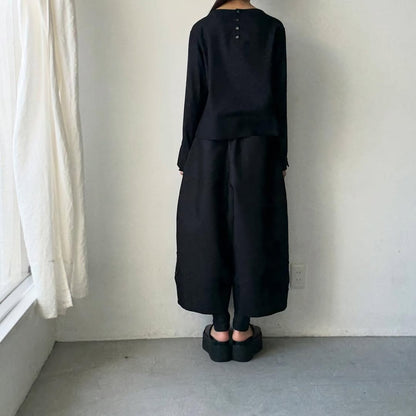 TENNE HANDCRAFTED MODERN オーバーオールパンツ　ブラック