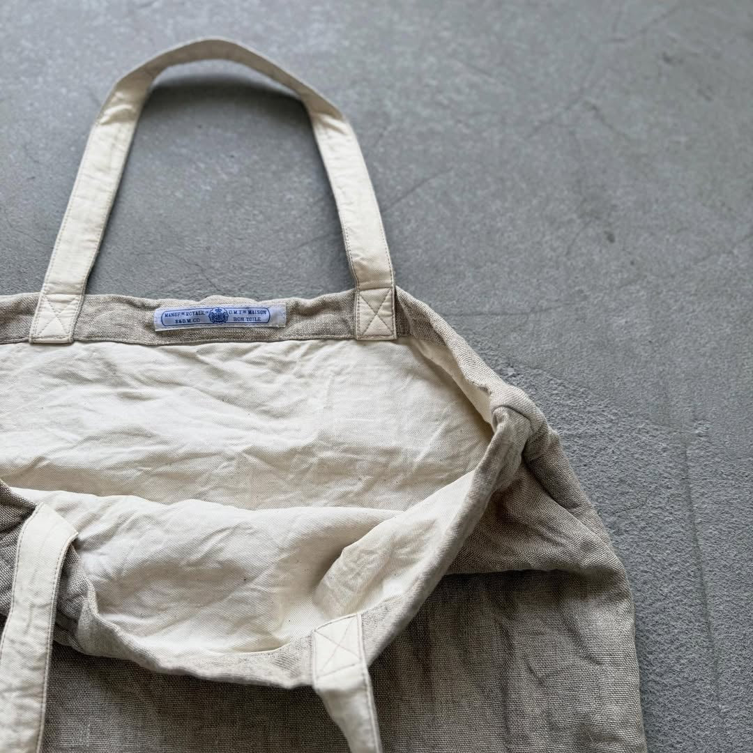 R&D.M.Co  YOU ROCK リネントートバッグ