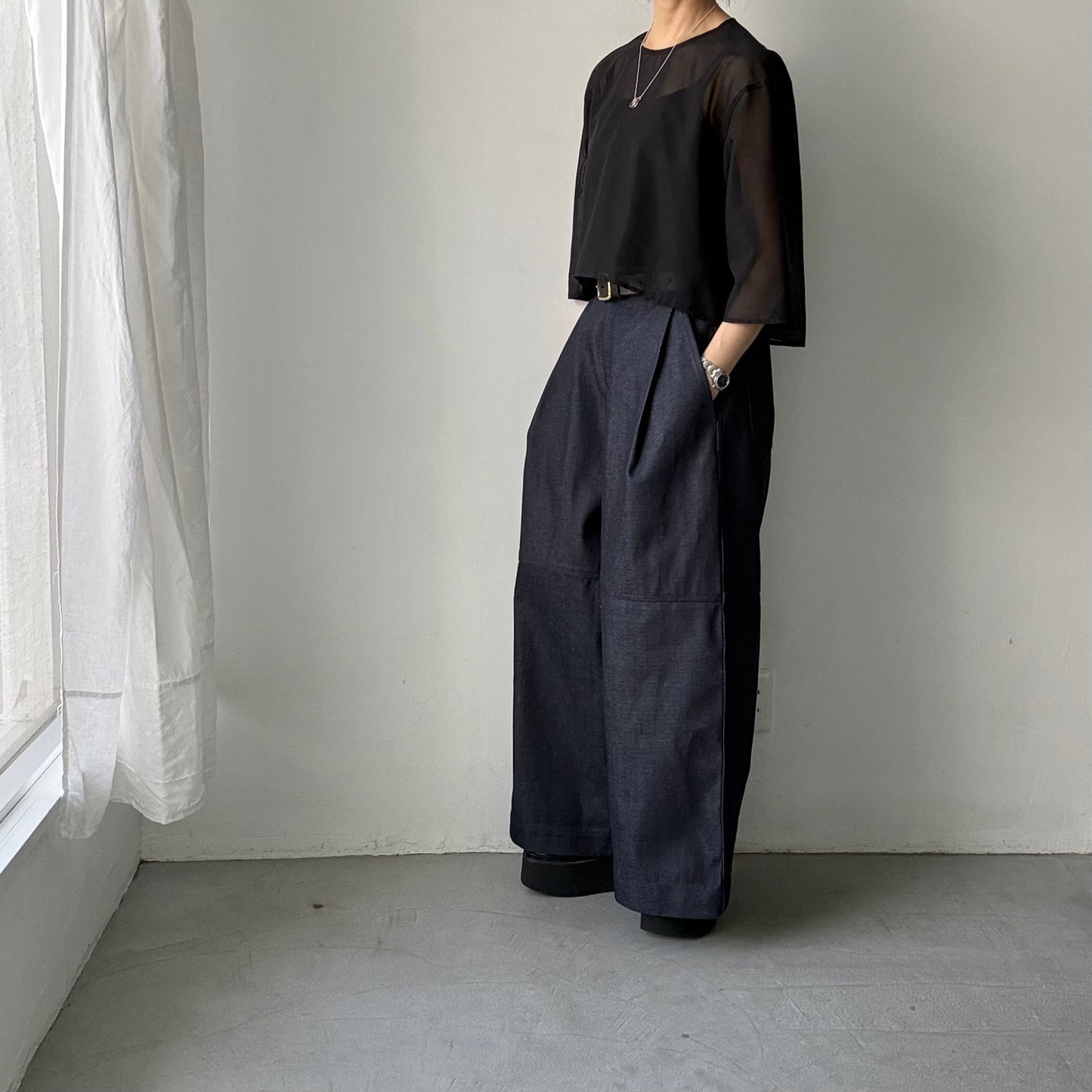 TENNE HANDCRAFTED MODERN デニムドカンパンツ