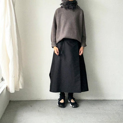 homspun ラムフリンジネックウォーマー　グレー