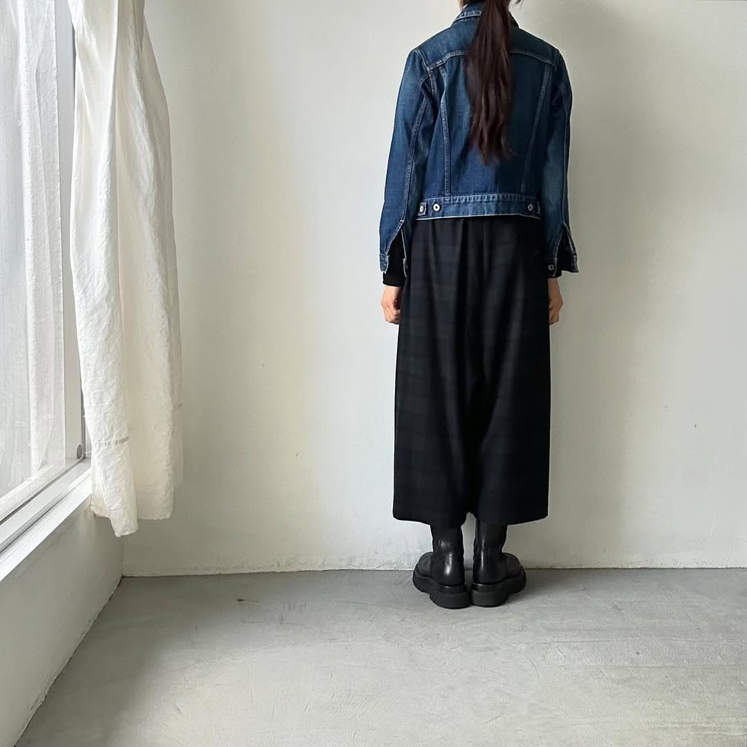 atelier naruse ウールフラノガウチョパンツ