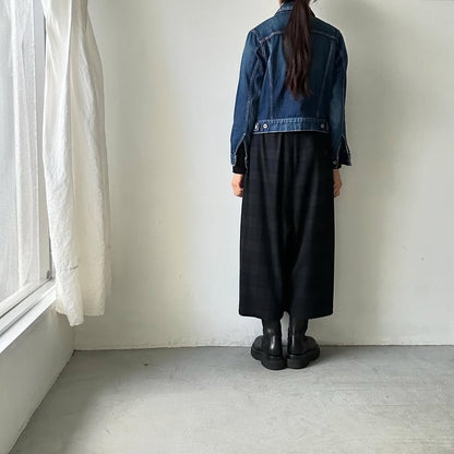 atelier naruse ウールフラノガウチョパンツ