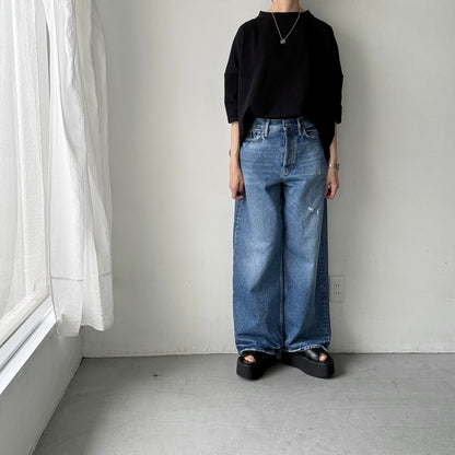Linenya  テラヴェ7分袖Tシャツ