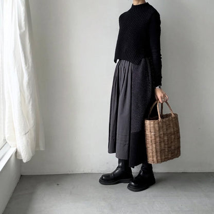 MAGALI  ピンドットツイードヴィンテージスカート