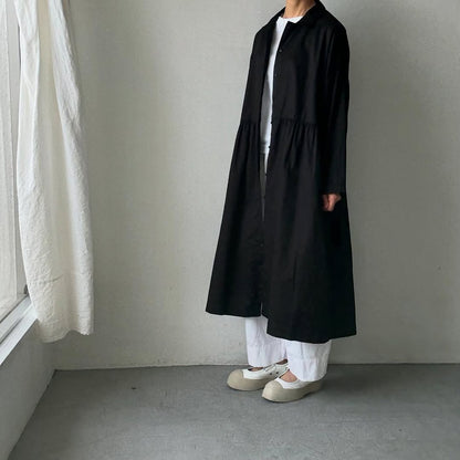 jujudhau コットンツイルカラードドレス
