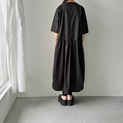 TENNE HANDCRAFTED MODERN バルーンドレス　ブラック