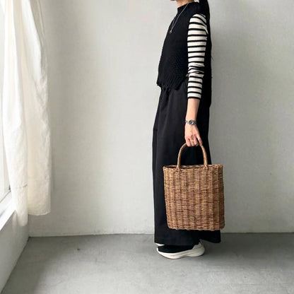 dui jujudhau  ワイドワイドパンツ　チノブラック