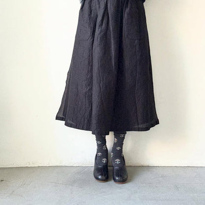 French Bull ジニアオーバーニーソックス　チャコールグレー